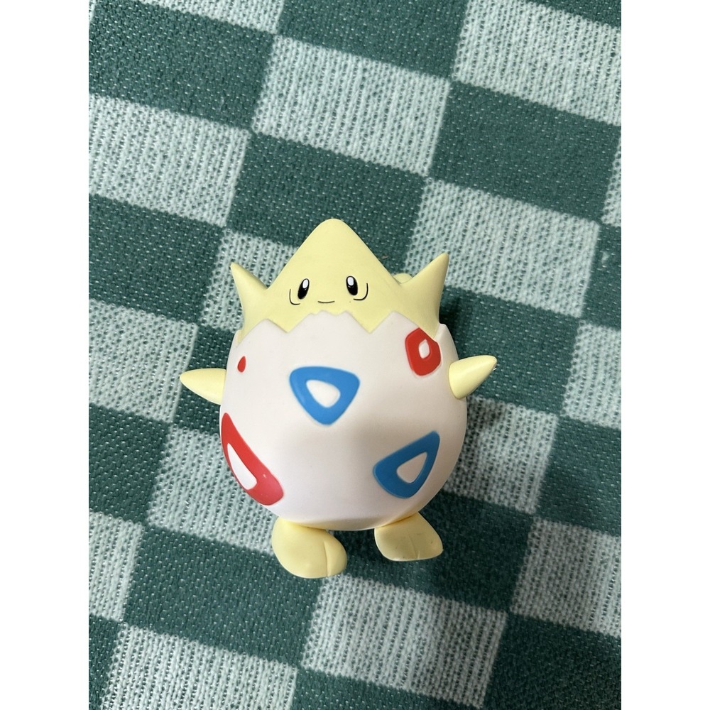 Vintage 1998 TOMY Pokémon Togepi 4" Vinyl Figure Official Nintendo